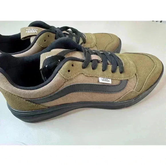 Vans Men's Range EXP Sneaker Sz 7 New In Box Outdoor Hike Suede Olive Black - Picture 3 of 14